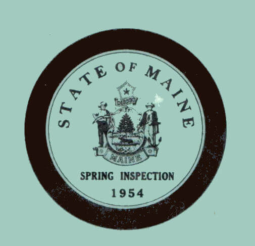 (image for) 1954 Maine SPRING inspection